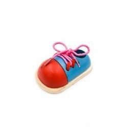 zapato didáctico para anudar
